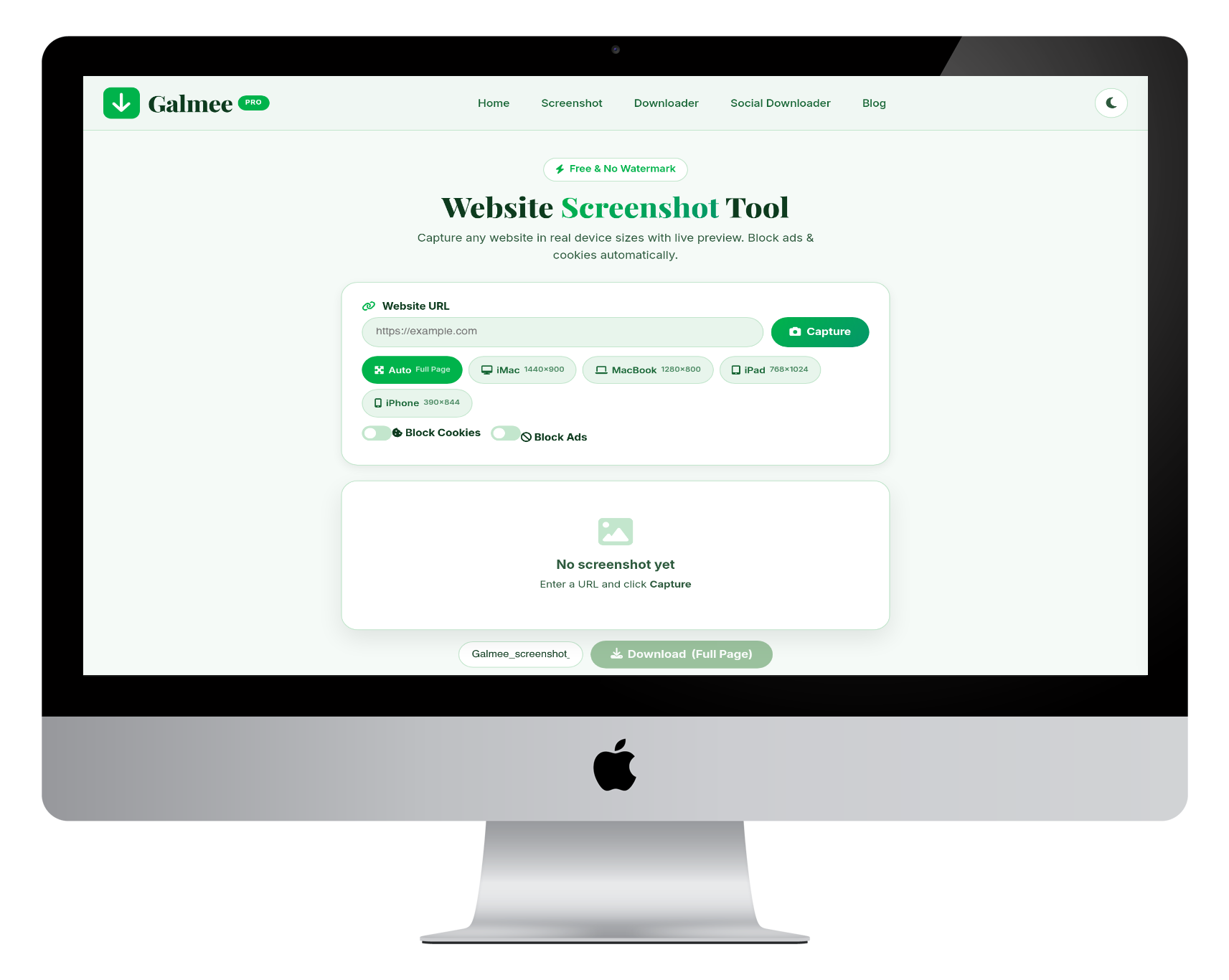 Website Screenshot Tool